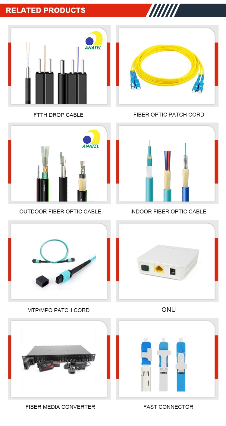 FTTH drop cable 2 core G657A Indoor Fiber Optic Cable with wholesale price