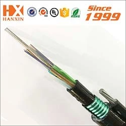 Outdoor Loose tube mini figure 8 48 core optical fiber armored cable