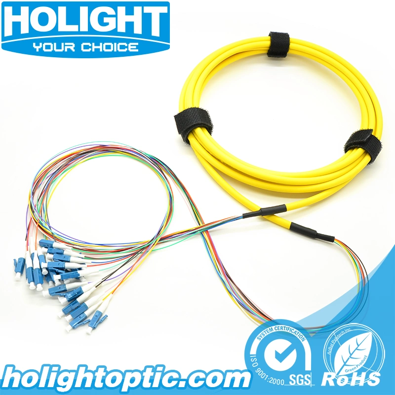 Optical Fiber 12 Core LC to LC Fiber Optic Patch Cord Cable