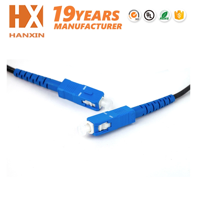 High Quality Hanxin Fiber Sc-Sc Fiber Optic Patch Cords/Jumpers/Cables with Good Price