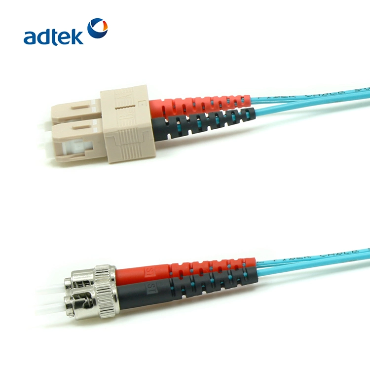 2 Core Multimode Fiber Optic Cable Duplex 2mm 3mm Optical Sc-LC Patch Cord