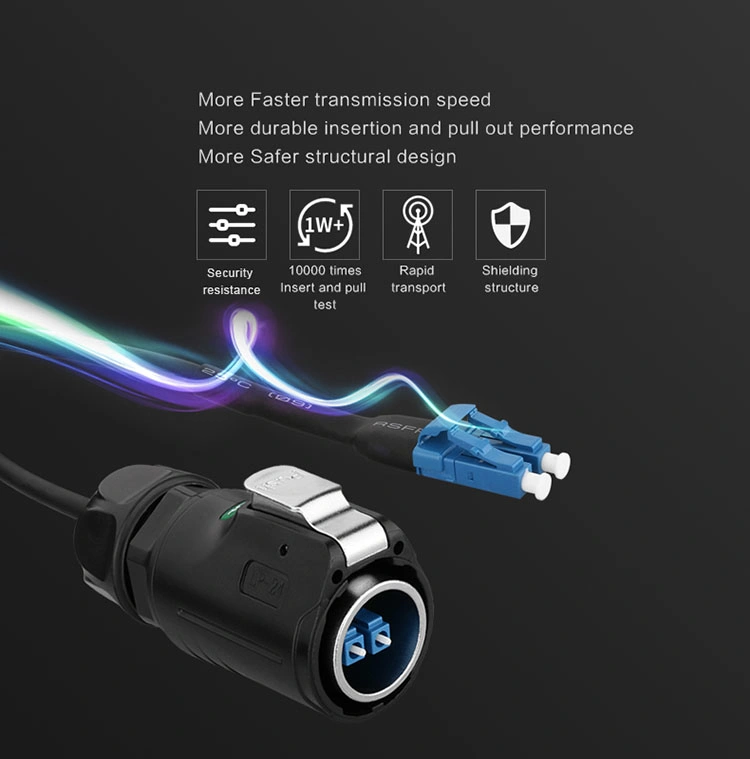 Waterproof Fibre Optic Cable Connector/LC Fiber Optic Connector