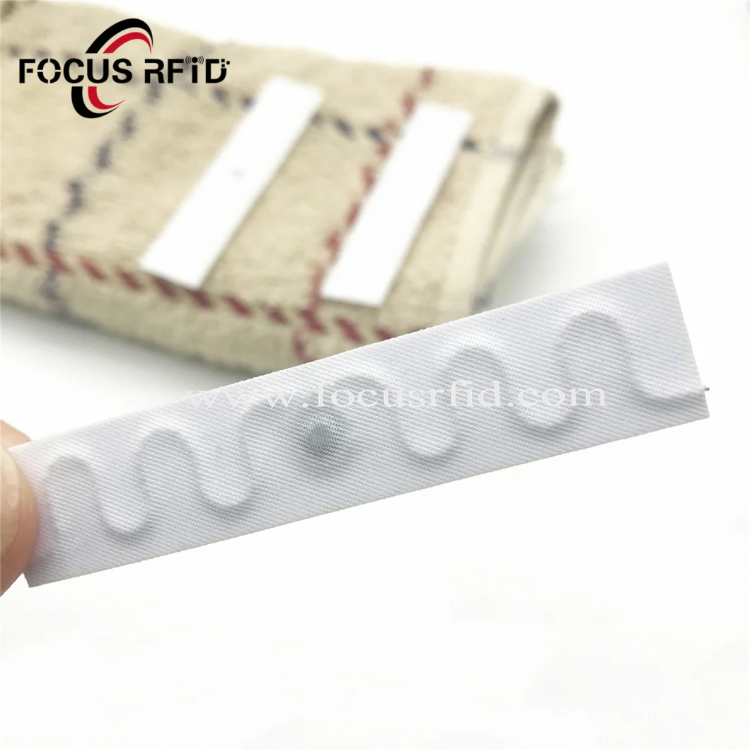 High Temperature Resisitant Adhesive RFID Textile Sticker Tag for cloth