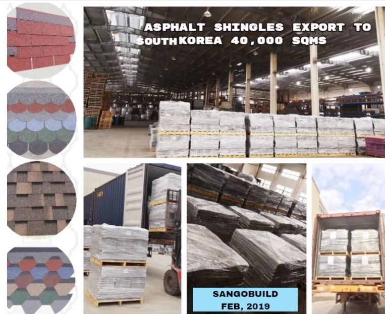 Fiberglass Asphalt/Bitumen Roof Shingles for Cement and Wooden Roof