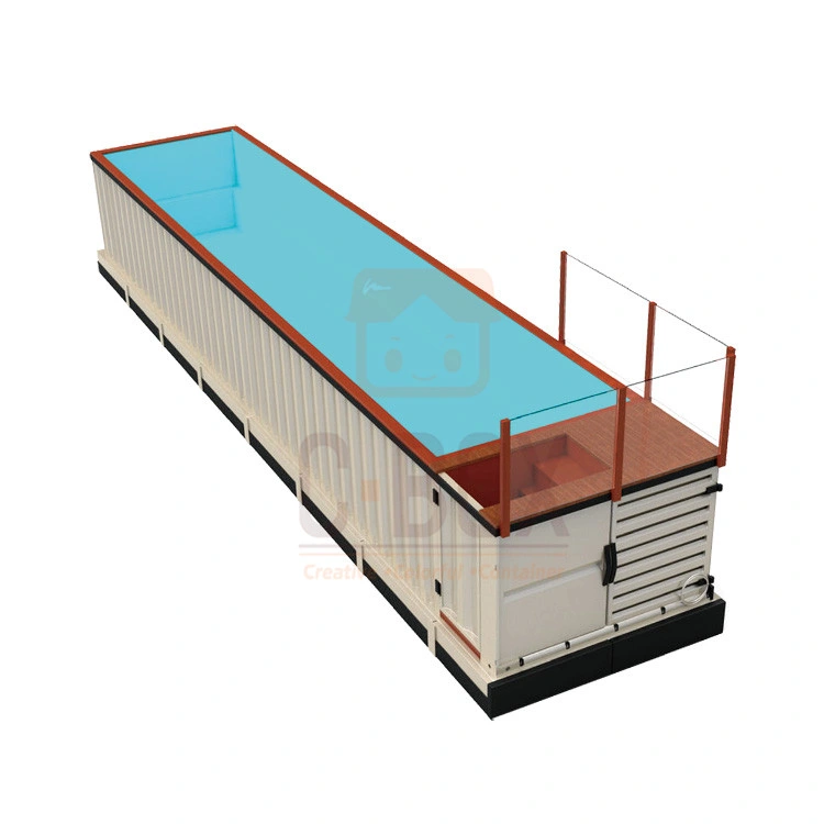 Factory Design 40 FT Swimming Pool Container Custom Modular Container Swimming Pool for Sale in EU