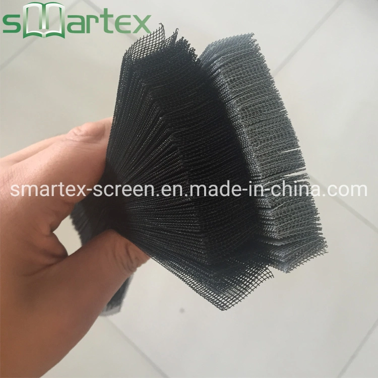 PVC-Coated Fiberglass and Polyester Pleated Insect Screen Net with RoHS and Reach Certificate