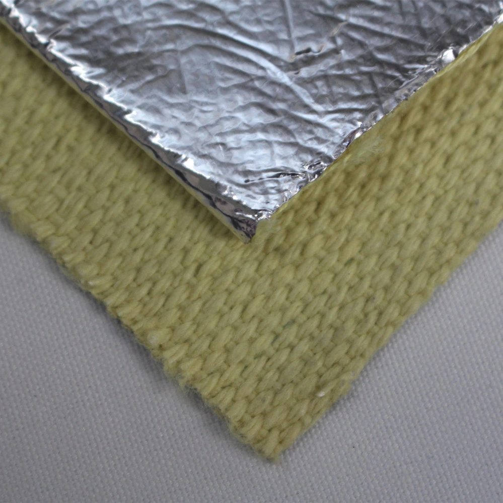 Fire Retardant and Heat Resistant Coated PARA Aramid Aluminized Fabric