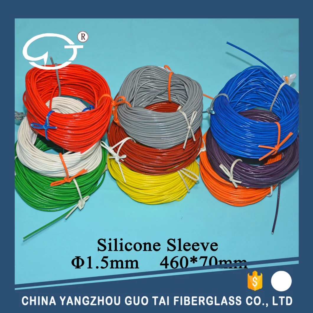Hot Sale Silicone Rubber Coated Fiberglass Sleeving