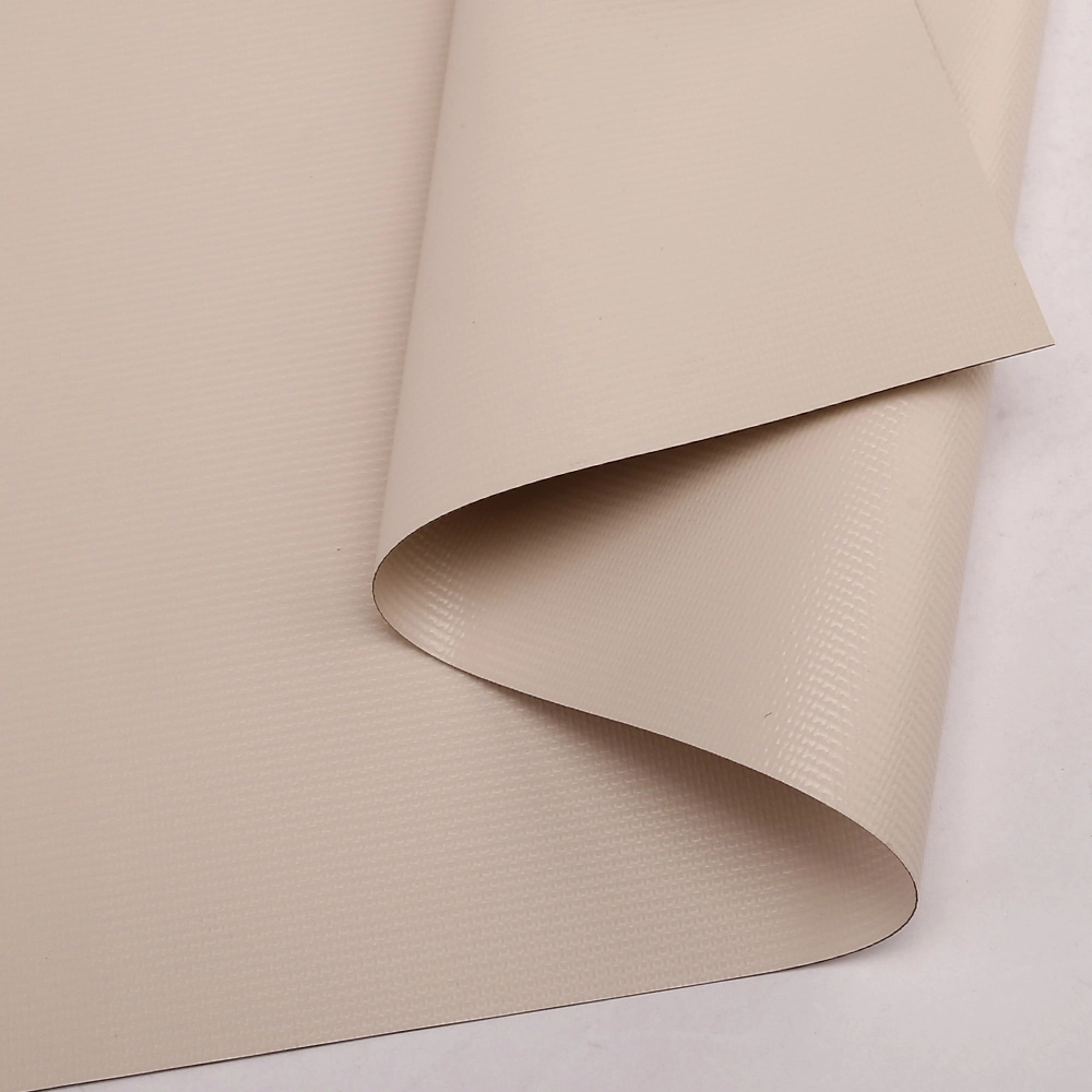 PVC Coated Blackout Fiberglass Curtain Fabric for Sunshade and Decoration