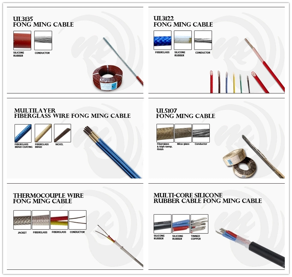 UL5107 Fiberglass Cable Manufacturers High Temperature Heating Element Wire