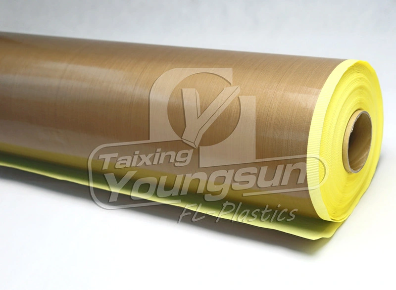 PTFE Coated Fiberglass Adhesive Tape with Release Pape (YS7015AJ)