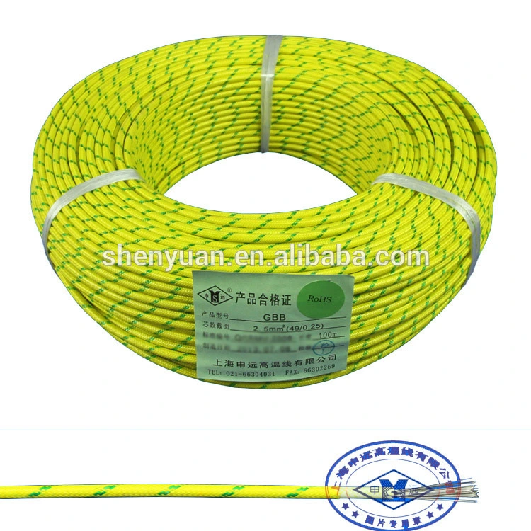 200 Degree High Temperature Silicone Rubber Fiberglass Insulated Wire