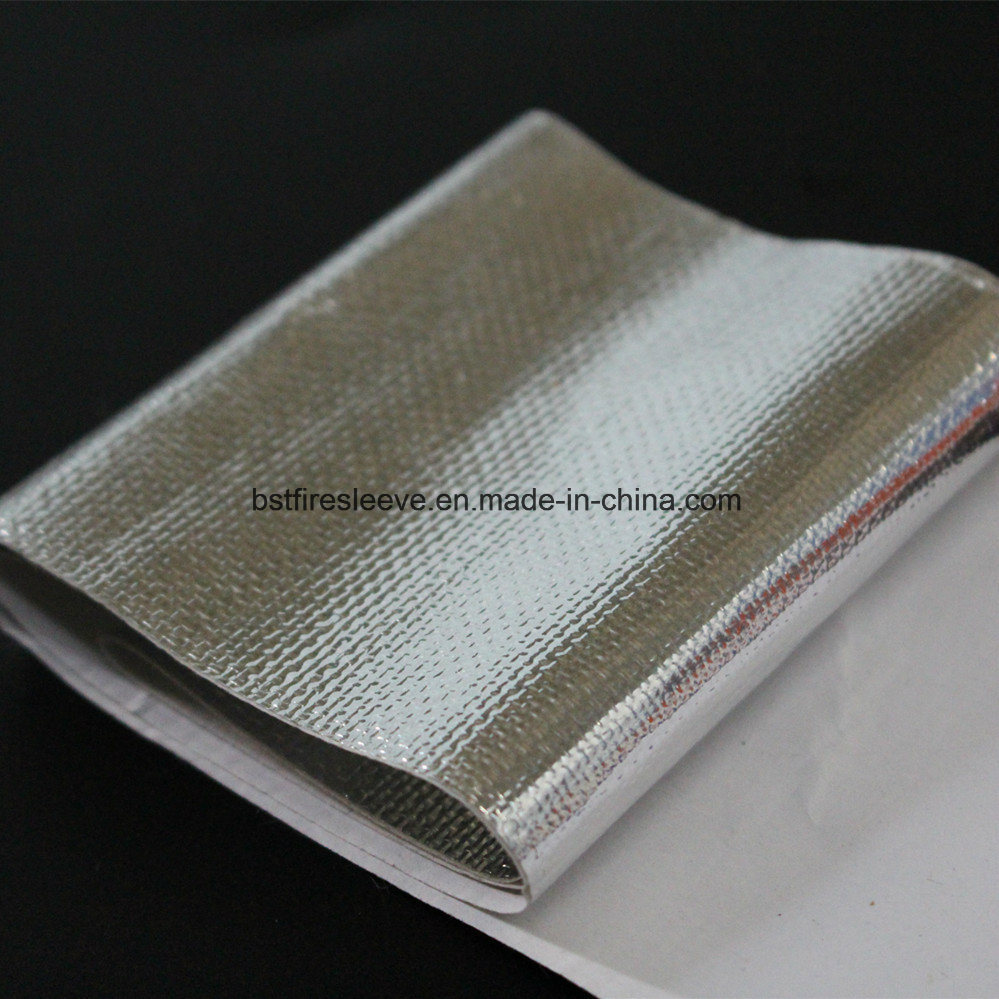 High Temperature Aluminum Cotaed Fiberglass Tape with Adhesive Backing