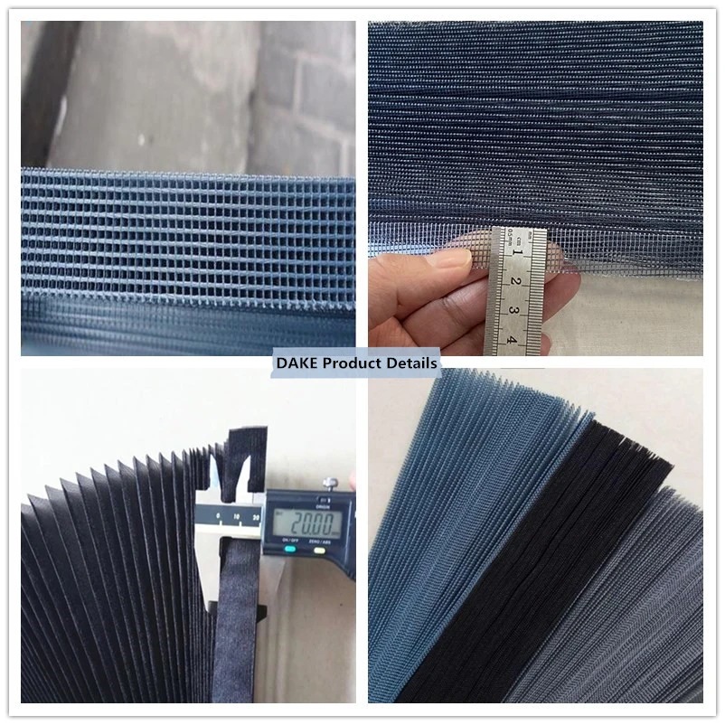 Mosquito Screen Mesh Polyester Pleated Window Screen Fiberglass Plisse Insect Screen