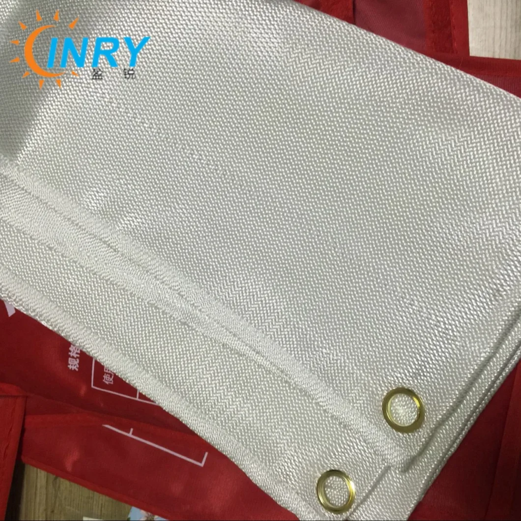 Emergency Fire Blanket Fire Resistant 1mm Welding Blanket 100% Fiberglass Fabric