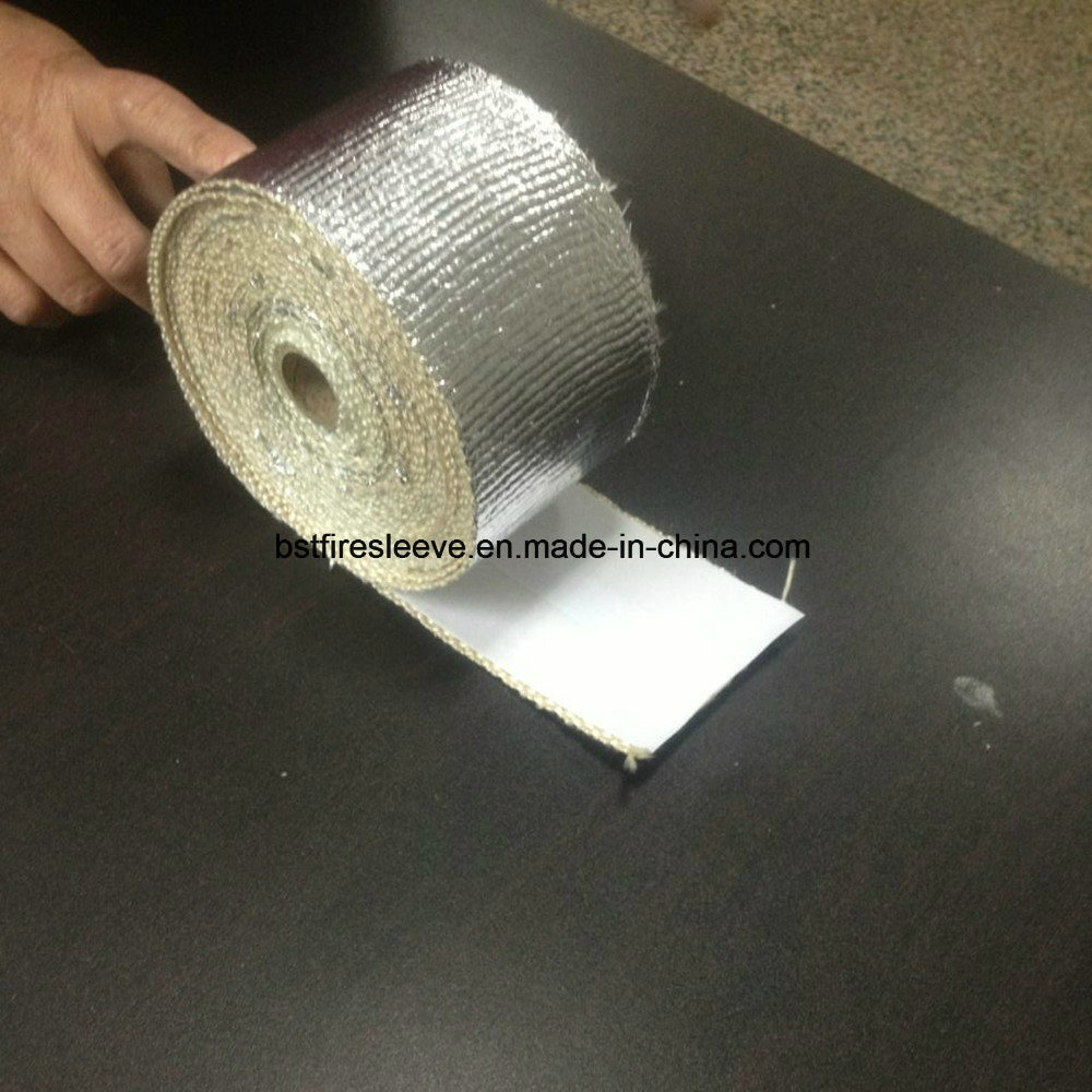 Heat Shield Protection Aluminum Foil Laminated Fiberglass Woven Tape