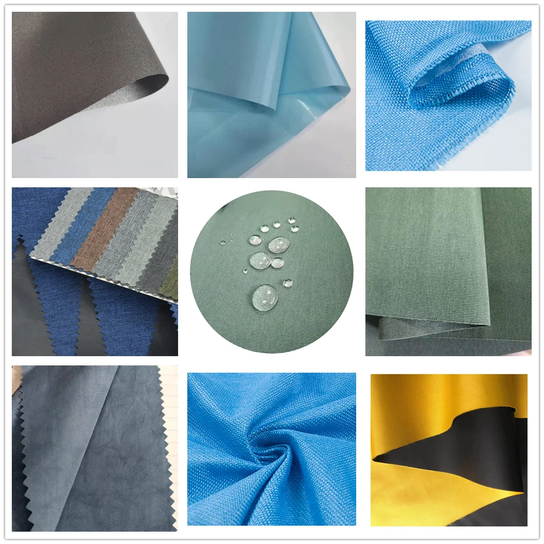 Polyester Oxford with Both Side Color PU Coated/Flame Retardant Oxford/Oxford Coated Fabric
