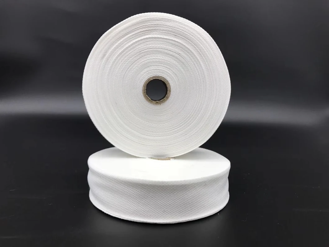 Heat Resistance Electrical Insulating Fiberglass Motor Winding Heat Shrinking Polyester Fiber Tape Insulation Binding Tape