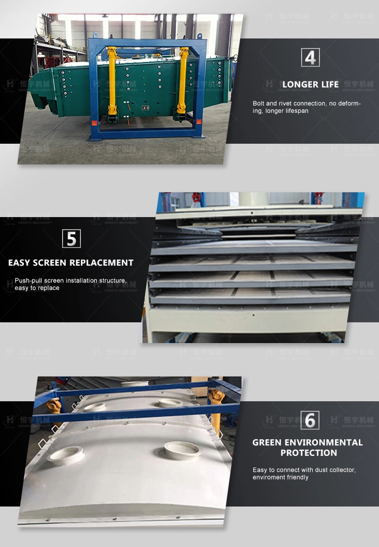 High Output High Screening Precision Industrial Gyratory Screening Machine