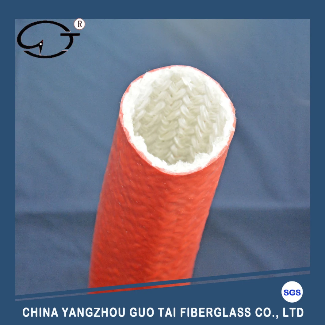 Fire Protection Silicone Rubber Coated with Fiberglass Sleeving