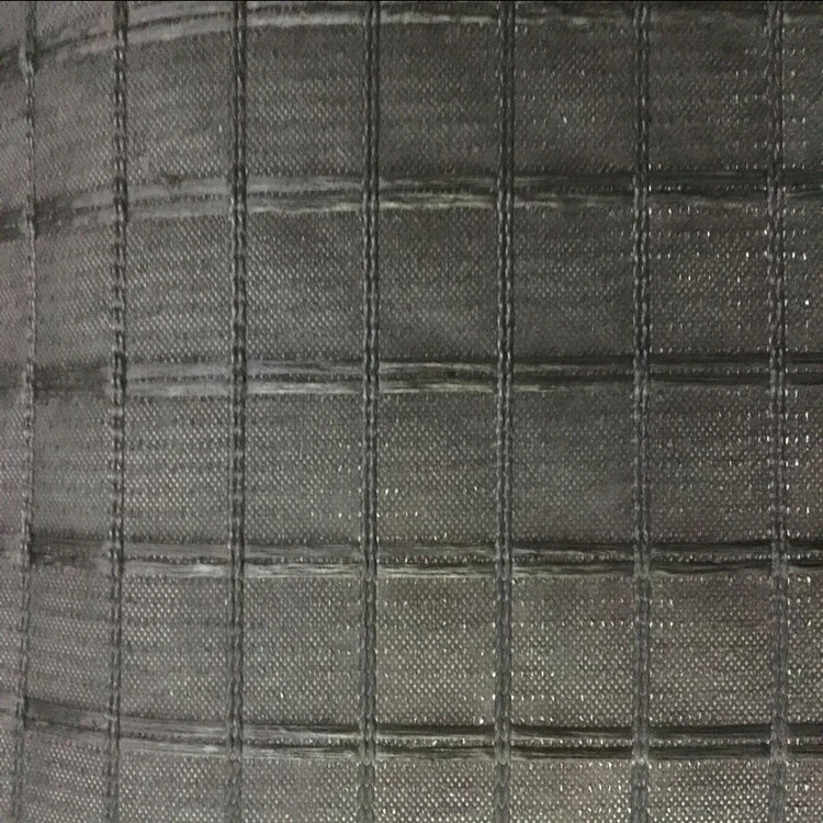 Coated Fiberglass Geogrid Composite with Nonwoven Fabric