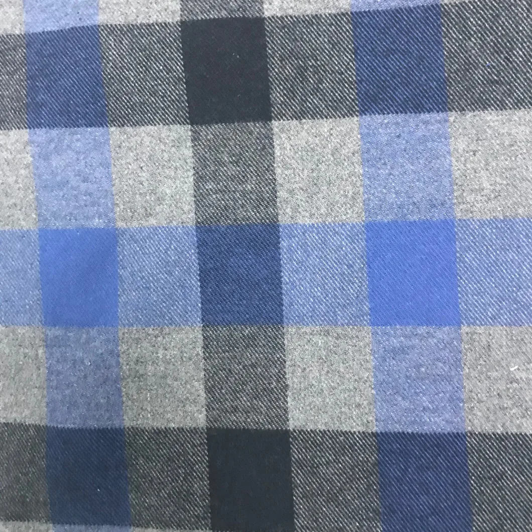 Check Fabric Yarn Dyed Cotton Fabric Flannel Fabric