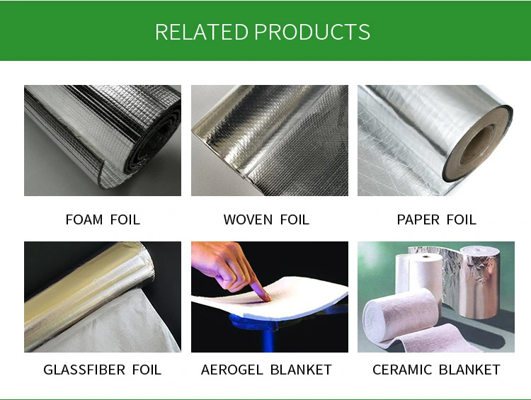 High Quality PE Woven Fabric Laminated Aluminum Foil for Roof Radiant Barrier