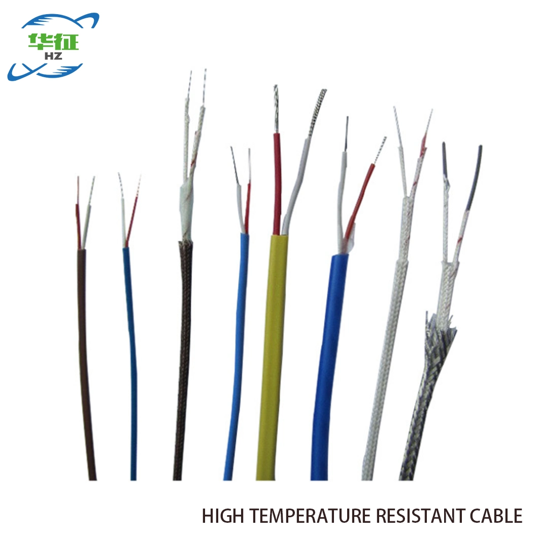 2mm2 Mica Wrap+Fiberglass Insulated High Temperature Fire Resistance Cable 500V 1000 Celsius