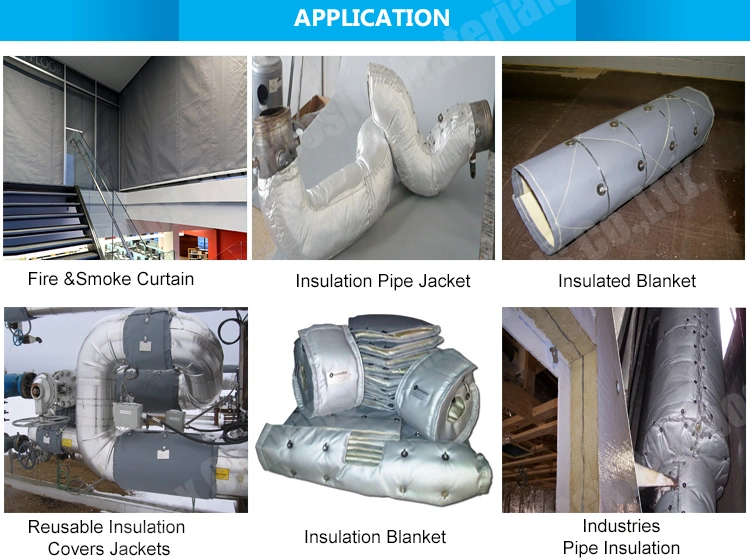 Fiberglass Removable Pipe Thermal Insulation Jacket Covers