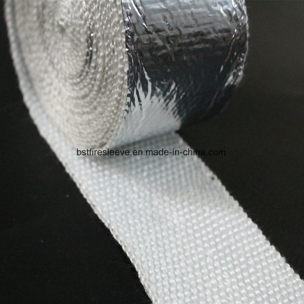 Aluminum Foil Silicone Vermiculite Glass Fiber High Temperature Heat Resistant and Thermal Insulating Fiberglass Woven Tape