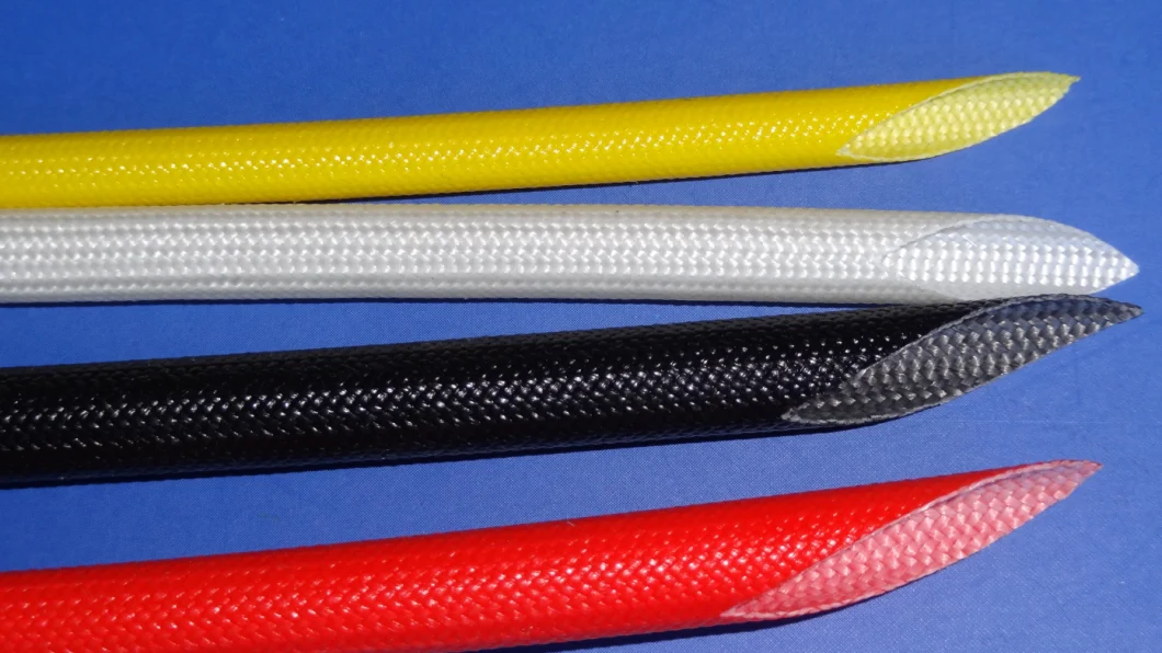 2753 Silicone Rubber Resin Coated Insulation Fiberglass Sleeve