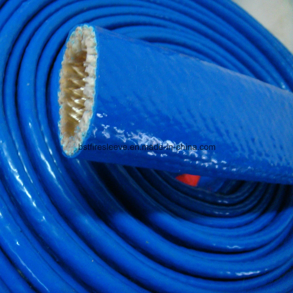 Hose Protector Fire Resistant Silicone Coated Fiberglass Tubing