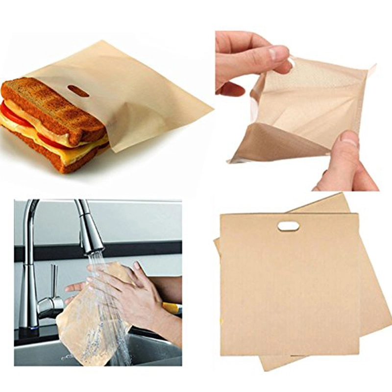 China Wholesale PTFE Coated Fiberglass Kraft Toast Sandwich Bag