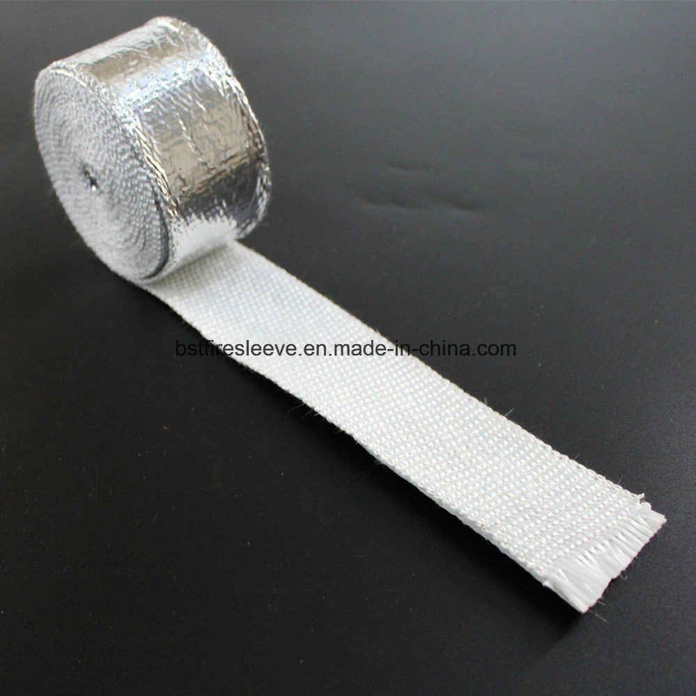 High Temperature Aluminum Foil Fiberglass Heat Wrap Tape