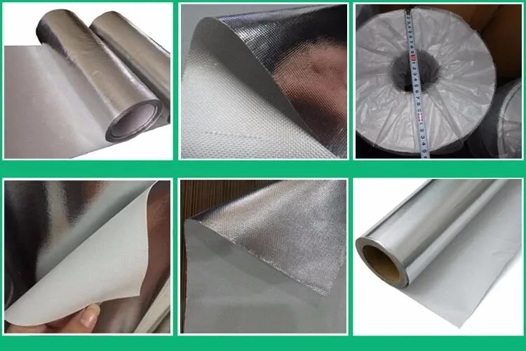 High Quality Cloth Fiberglass Aluminium Foil Heat Insulation