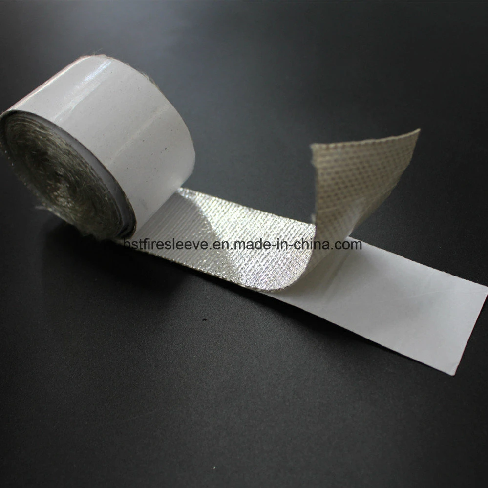 Aluminum Foil Silicone Vermiculite Glass Fiber High Temperature Heat Resistant and Thermal Insulating Fiberglass Woven Tape