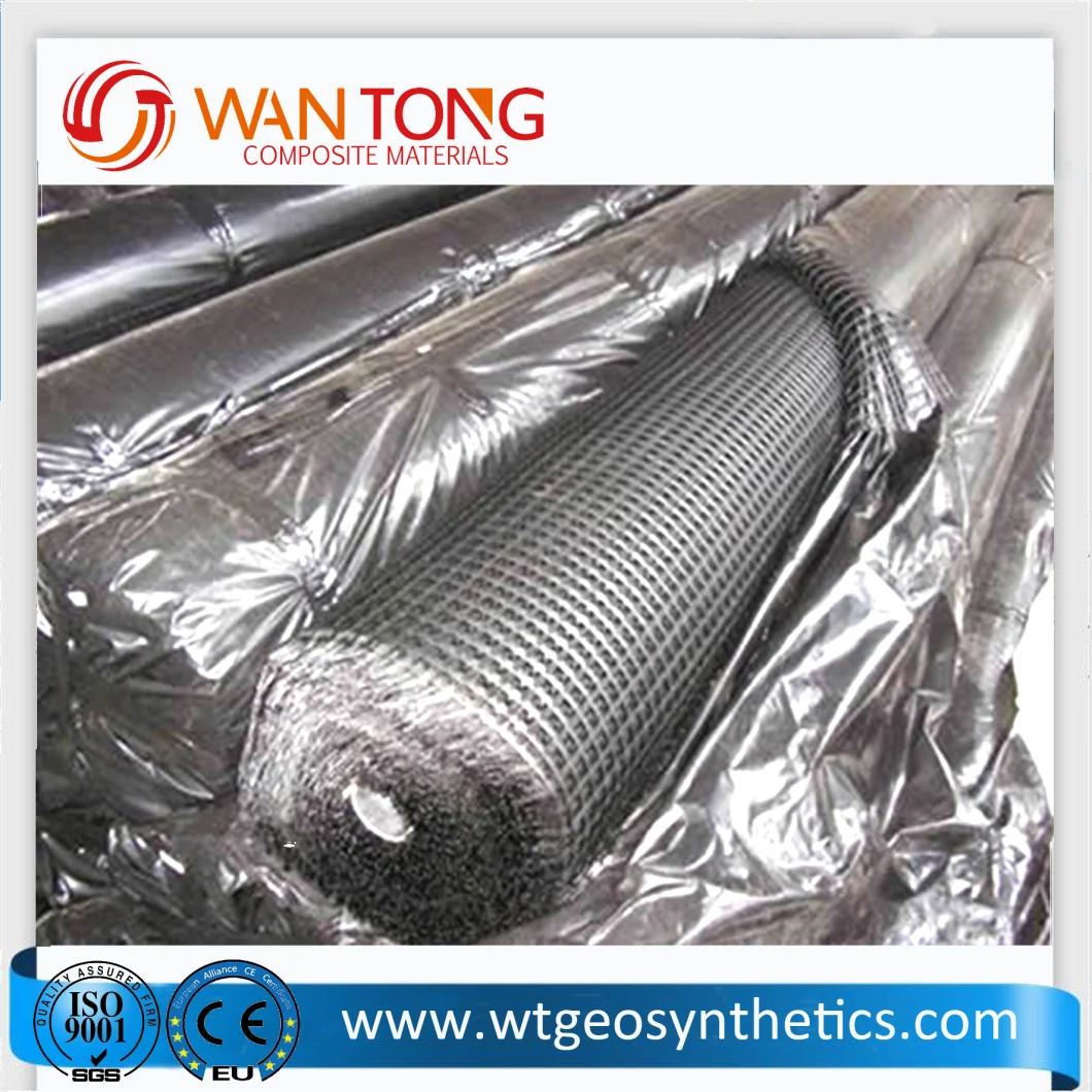 100kn Biaxial/Cracking Resistance/Excellent Creep Resistance Fiberglass Geogrid