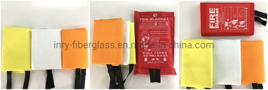 Fireproof Silicone Coated Fire Blanket En1869 Fiberglass Welding Blanket