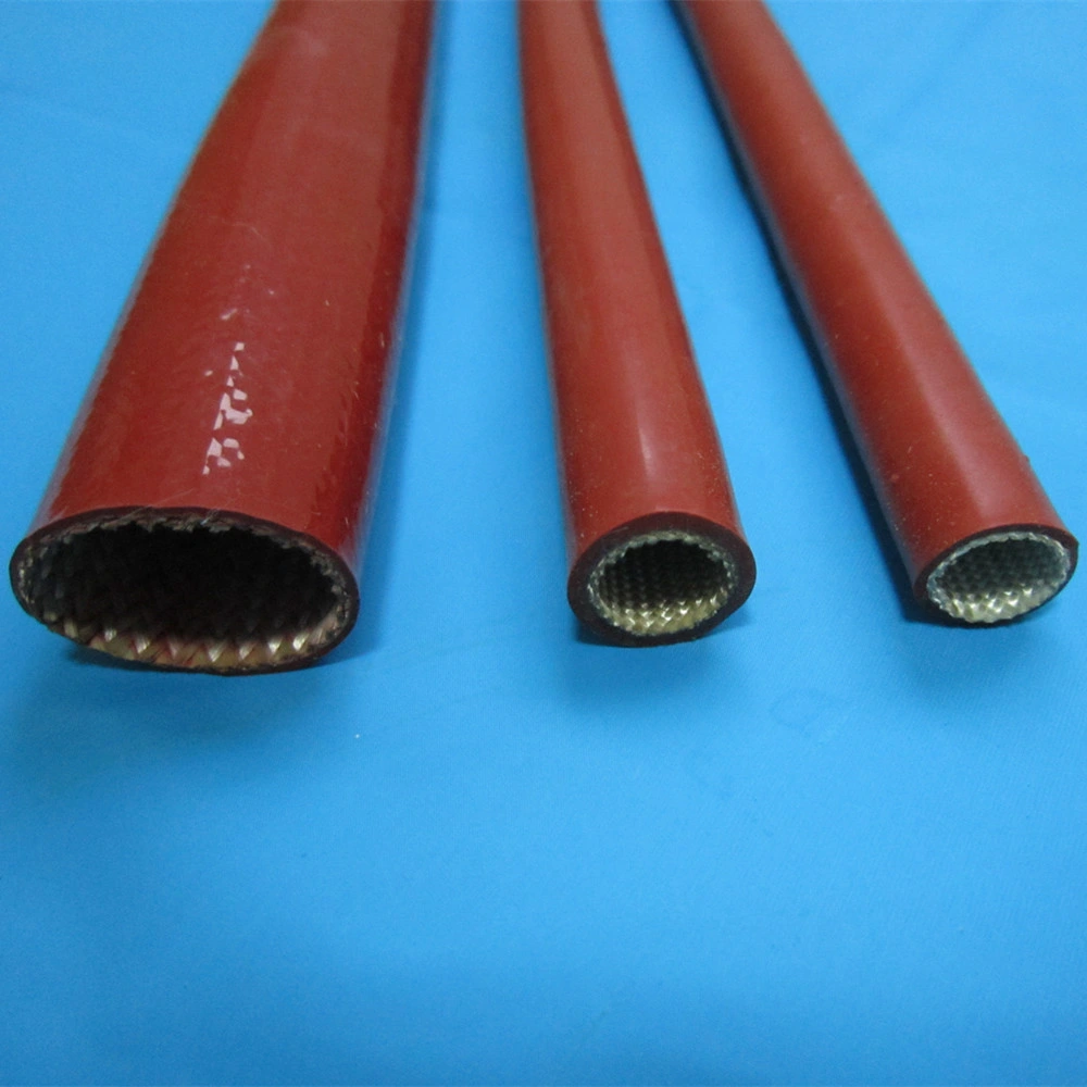 Heat Protection Silicon Varnished Fiberglass Insulation Tube