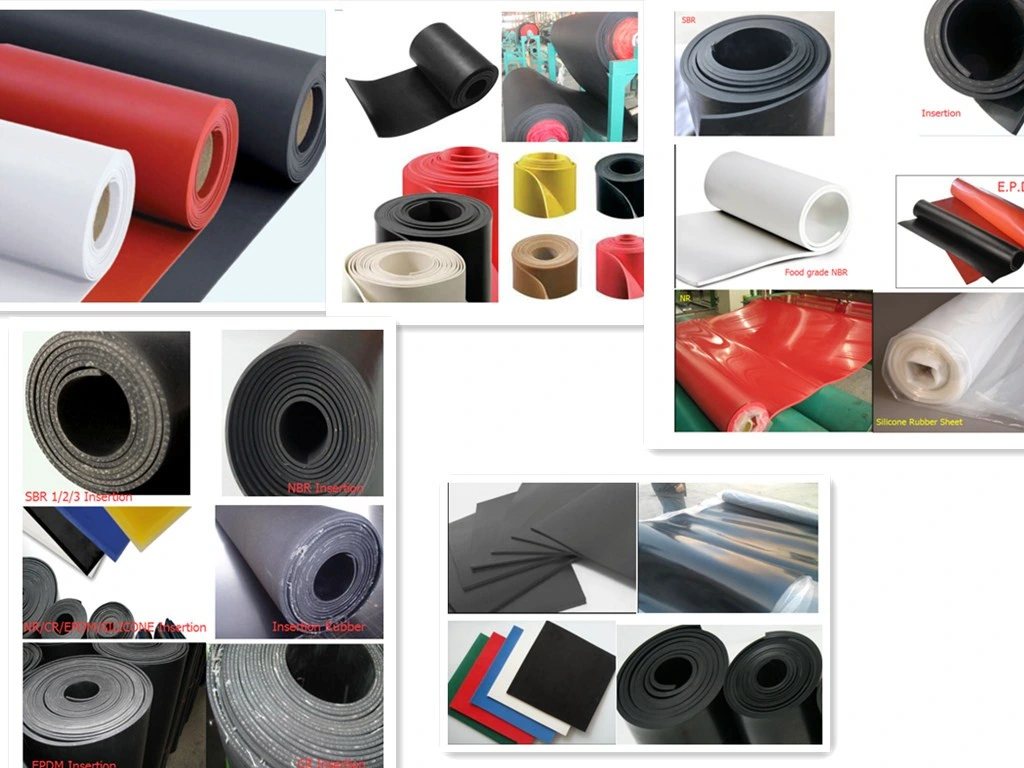 Rubber Coated Sheet Metal/ Colorful Silicone Rubber Sheet