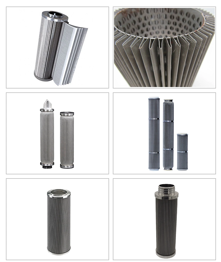 5 Micron 304 Stainless Steel Polymer Pleated Filter Cartridge