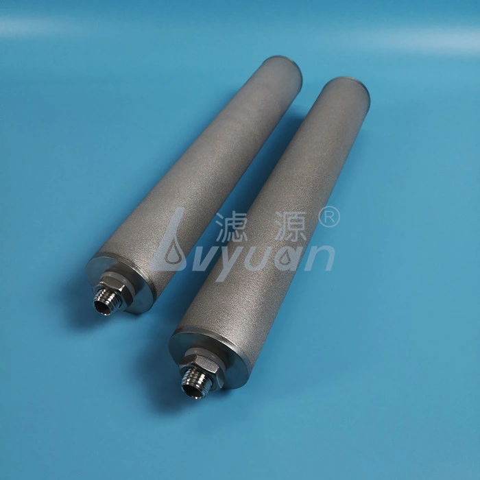 Micro Porous Sintering Powder 10 20 Microns Stainless Steel Cartridge Filter for Industrial Ss Micro Filter Housing