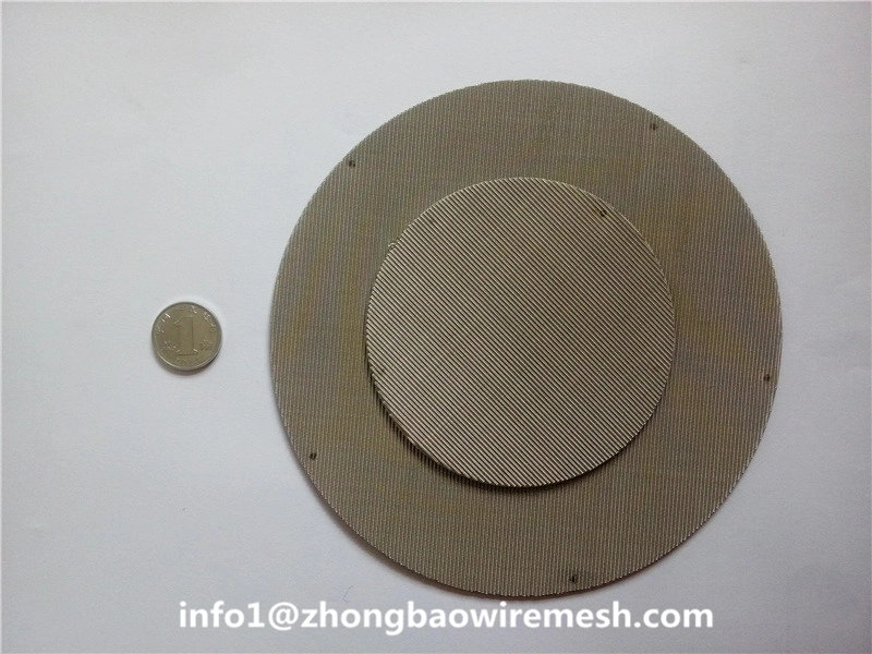 200 Mesh, 0.05 mm Wire, Ss304 Filter Disc Screen, Extruder Filter Screen, Filter Pack