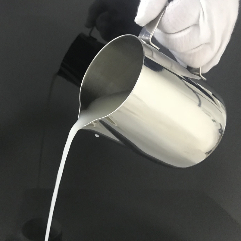 Good Stainless Steel Coffee Milk Pull Flower Milk Pot