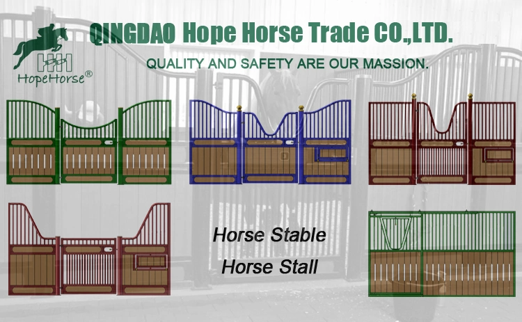 Hot DIP Galvanized Horse Stable Panel with Bamboo Infilled 3.5X2.2m