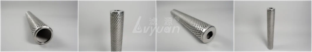 5 Micron Stainless Steel Filter Element /Sintered Filter Cartridge for Industrial Liquid Filtration