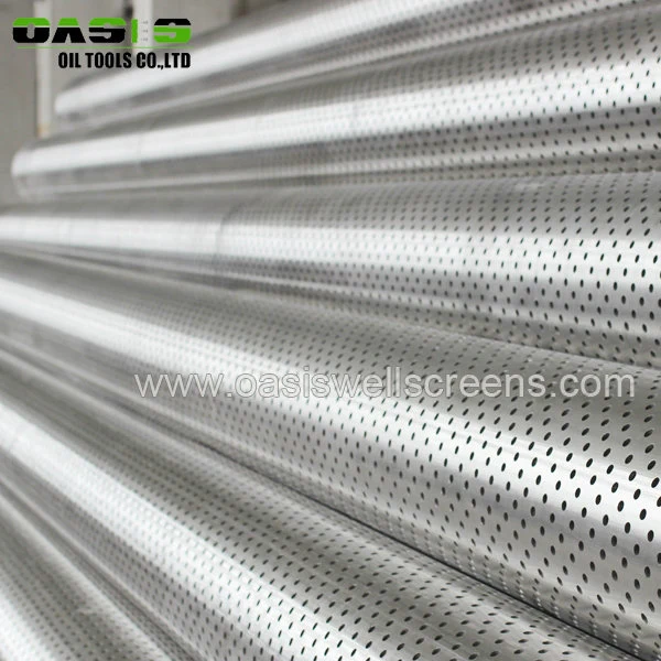 Stainless Steel AISI304L 316L Perforated Filter Tube Pipes for Water Well Drilling