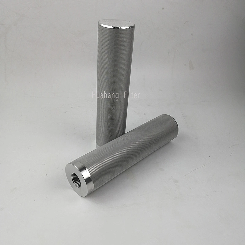 10 micron stainless steel candle filter sintered filter cartridge