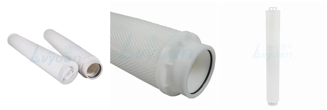 40 Inch 60 Inch Filter Element Replacement Pleated Glass Fiber High Flow Filter Cartridge