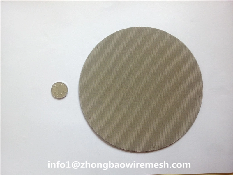 200 Mesh, 0.05 mm Wire, Ss304 Filter Disc Screen, Extruder Filter Screen, Filter Pack